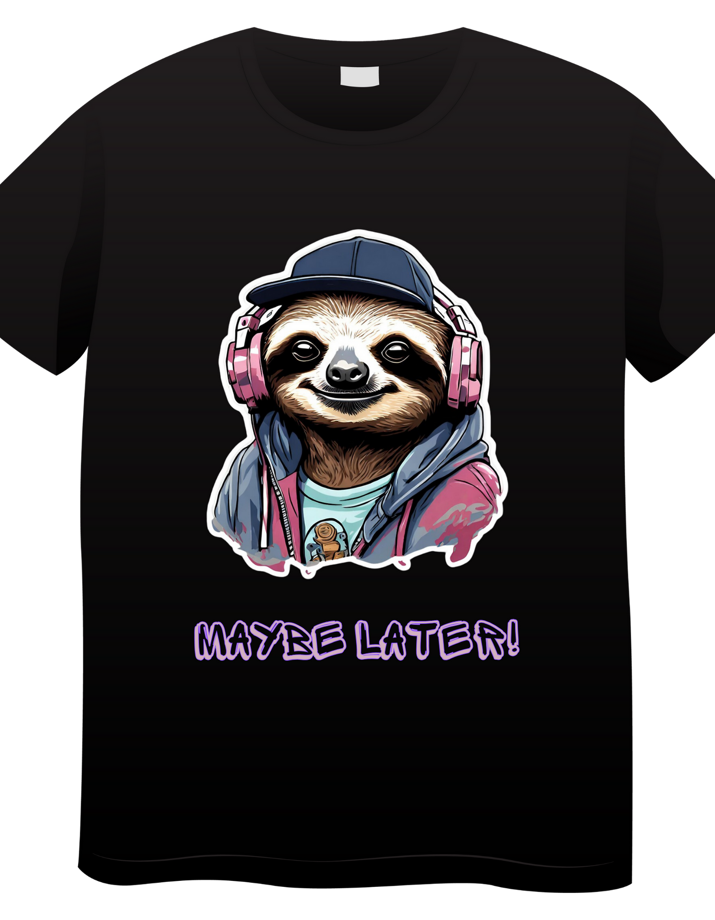 'Maybe Later' Sloth T-Shirt