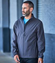Pro RTX 2 layer softshell jacket, navy, custom printed workwear