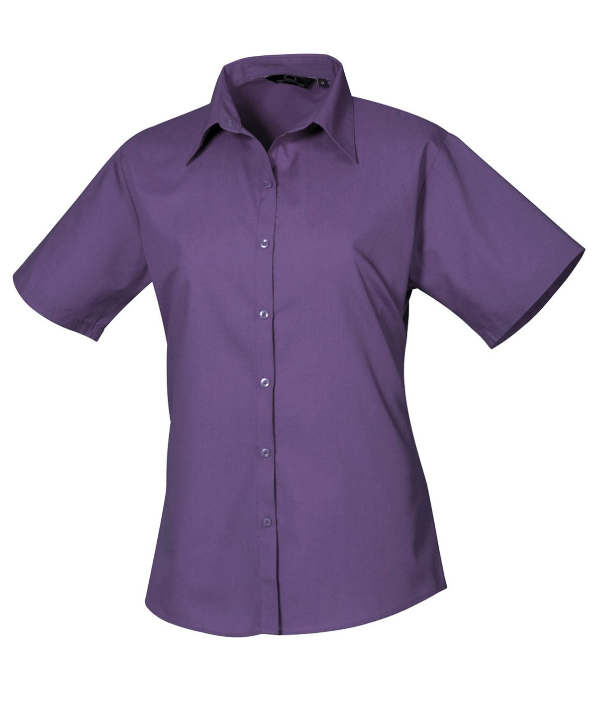 Premier Ladies short sleeve poplin blouse - Custom Printed