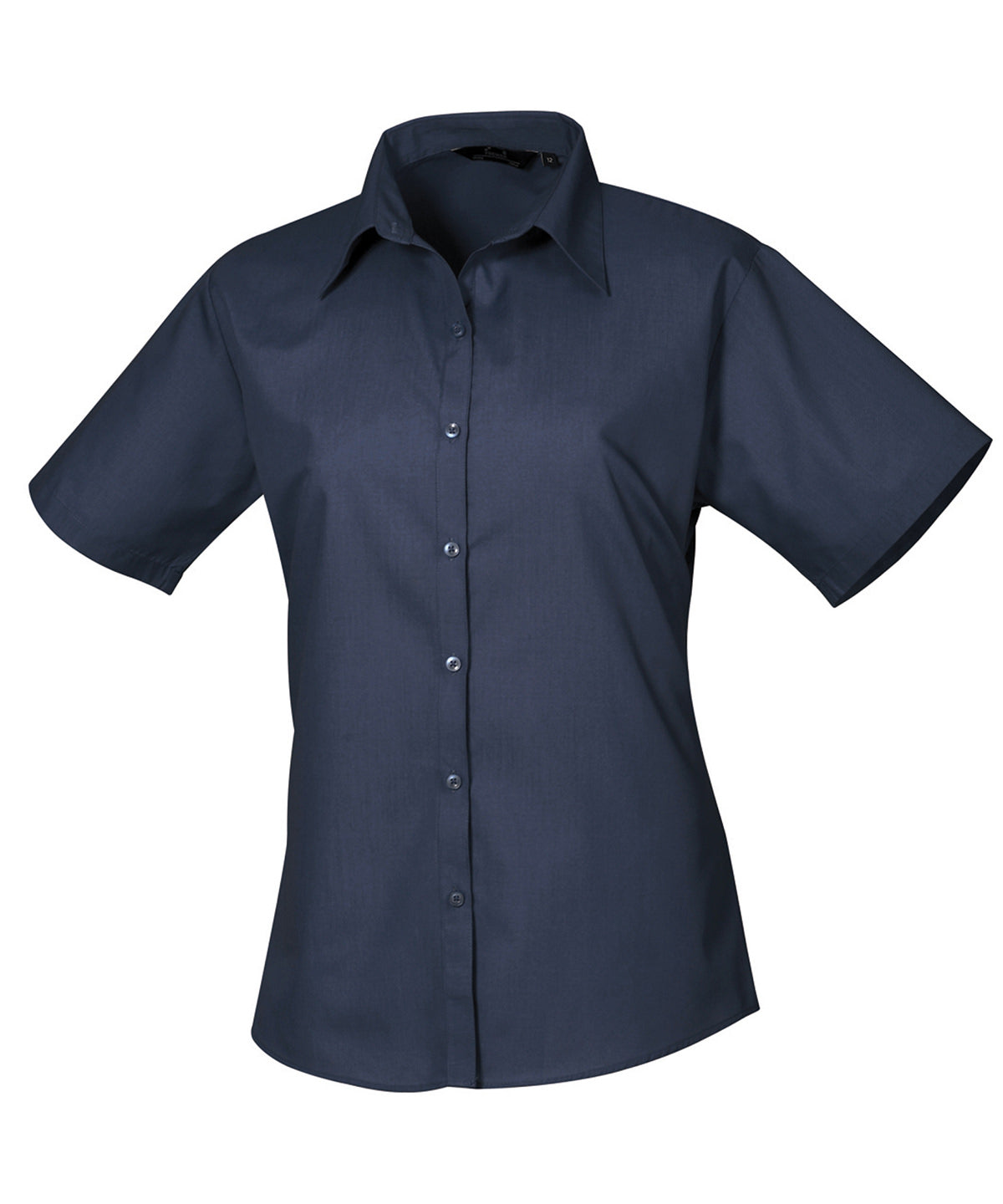 Premier Ladies short sleeve poplin blouse - Custom Printed