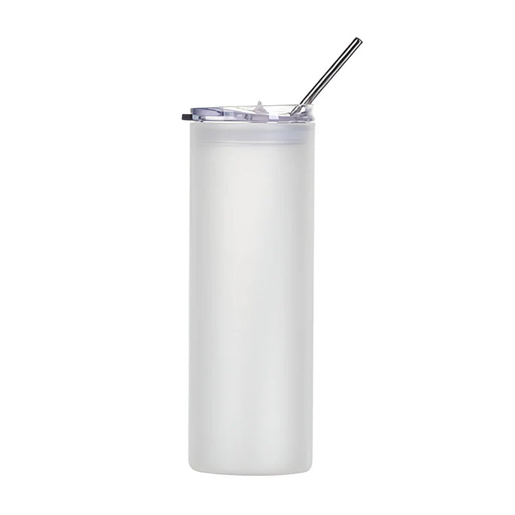 Frosted Gradient Coloured Water Bottles - 750ml Plastic Lid - Custom Printed