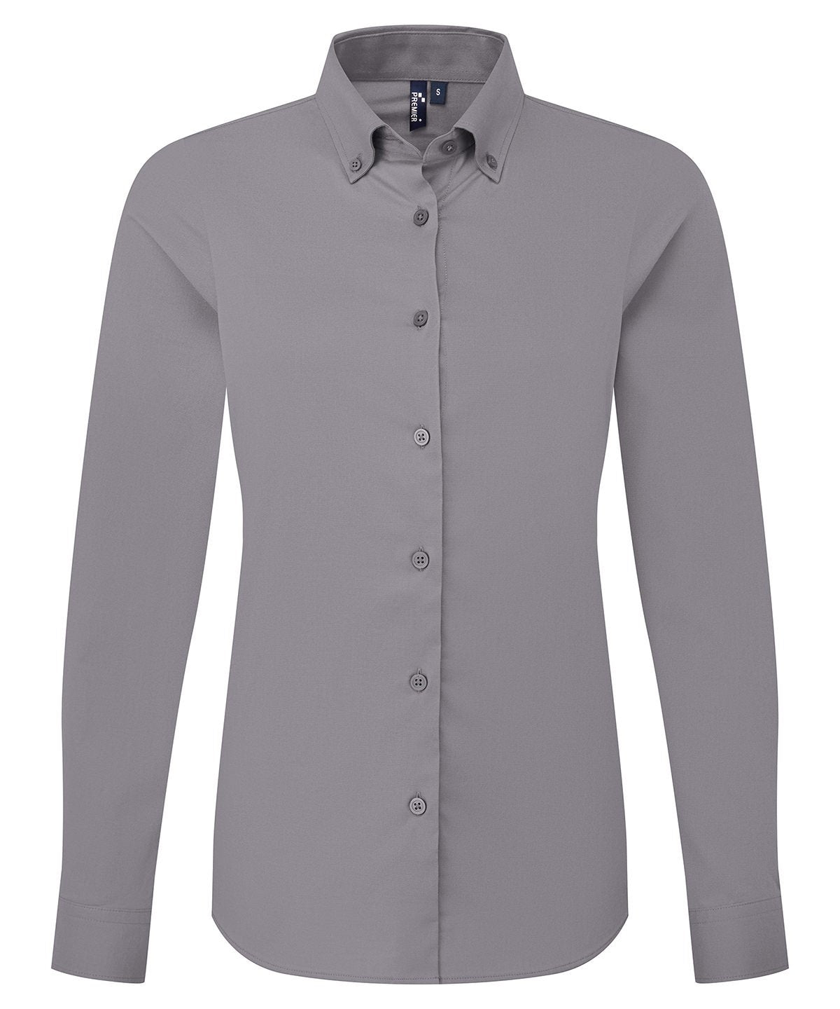 Premier Ladies Supreme Oxford long sleeve shirt - Custom Printed