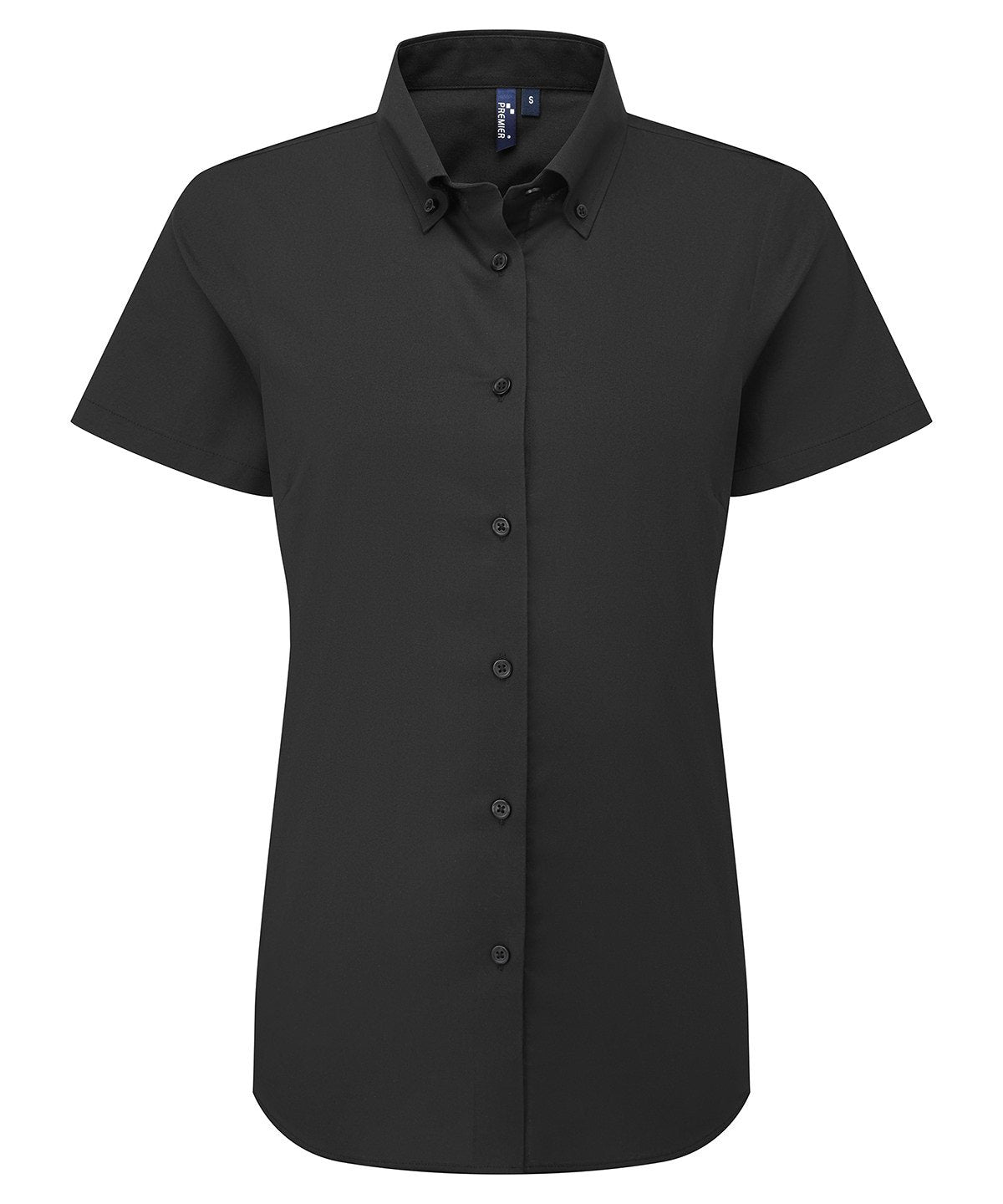 Premier Ladies Supreme Oxford short sleeve shirt - Custom Printed