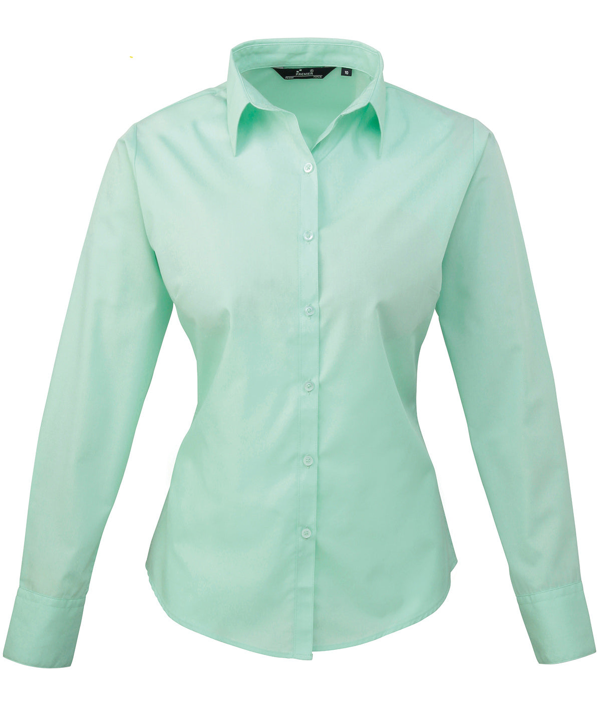 Premier Ladies Long Sleeve Poplin Blouse - Custom Printed
