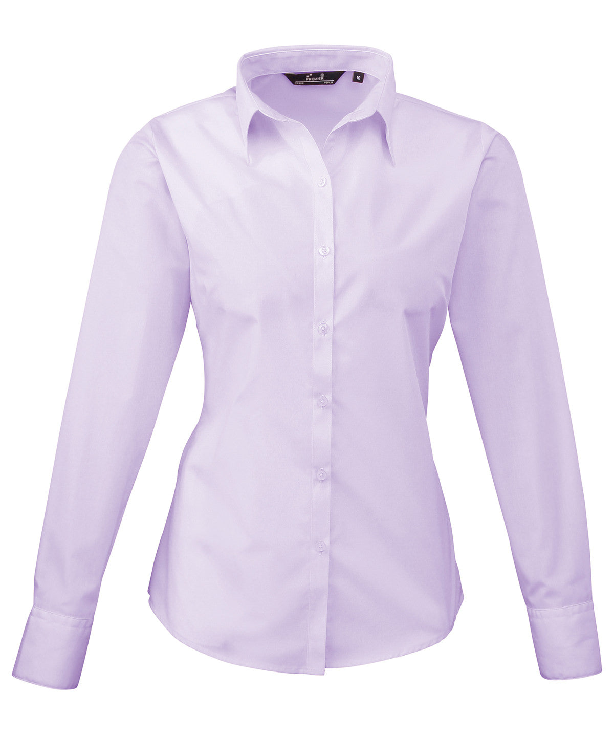 Premier Ladies Long Sleeve Poplin Blouse - Custom Printed