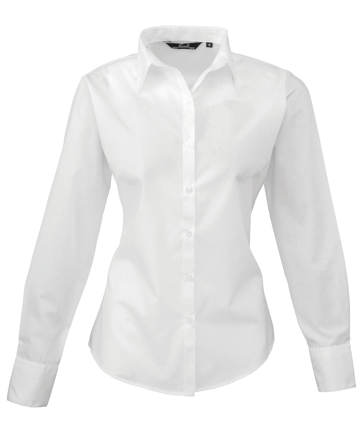 Premier Ladies Long Sleeve Poplin Blouse - Custom Printed