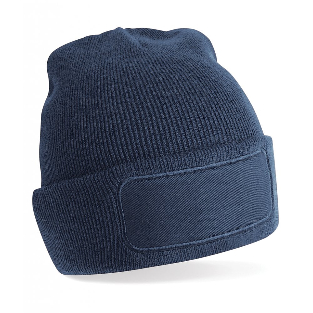 Beechfield printers beanie, navy, custom printed, personalised