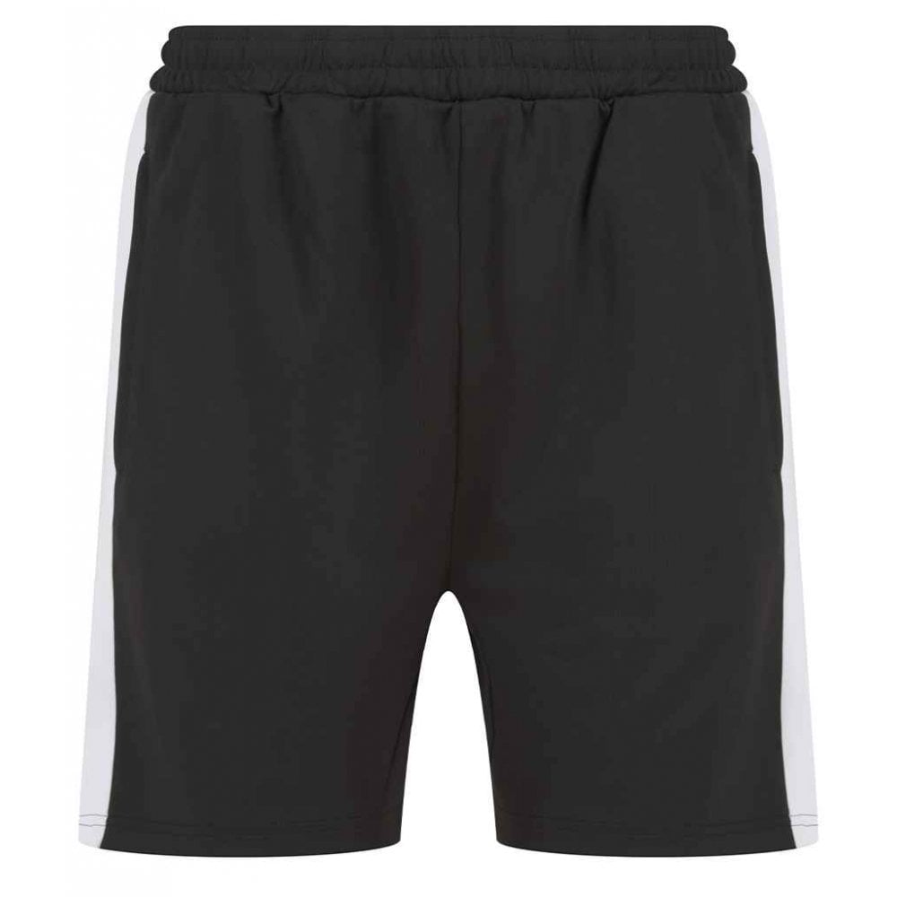 Finden & Hales Knitted Shorts, Black/White, Custom Print