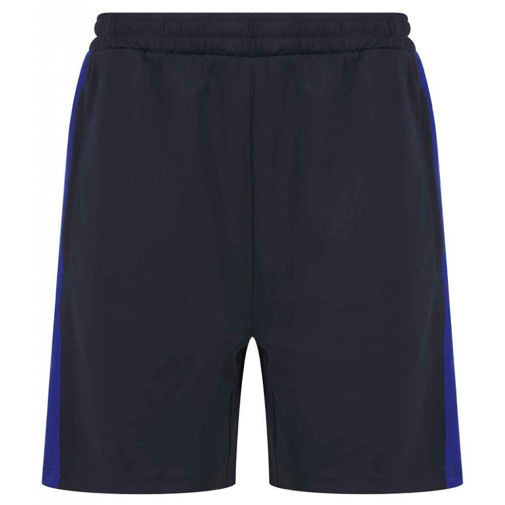 Finden & Hales Knitted Shorts, Navy/Royal, Custom Print