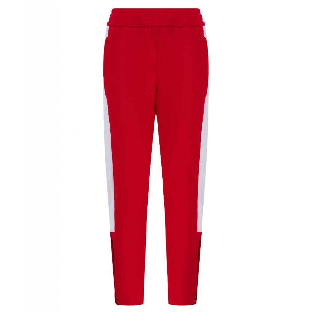 Finden & Hales Kids Knitted Tracksuit Pants, Red/White, Custom Print