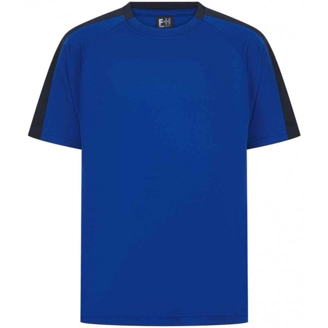 Finden & Hales Kids Team T-Shirt, Royal/Navy, Custom Print
