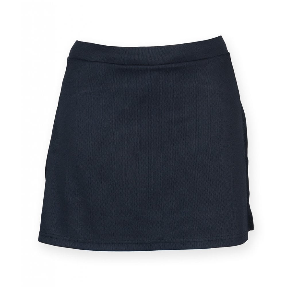 Finden & Hales Ladies Skort, Navy, Custom Print