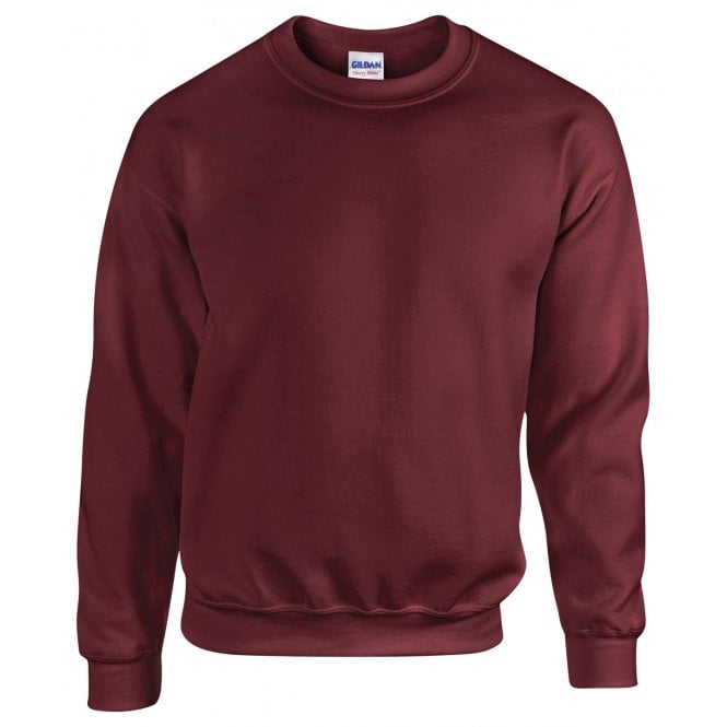 Gildan heavy blend sweatshirt, maroon, for custom printing