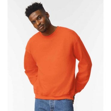 Gildan heavy blend sweatshirt, orange, for custom printing