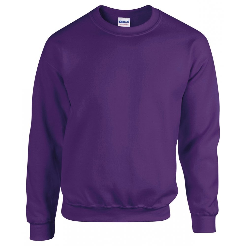 Gildan heavy blend sweatshirt, purple, for custom printing