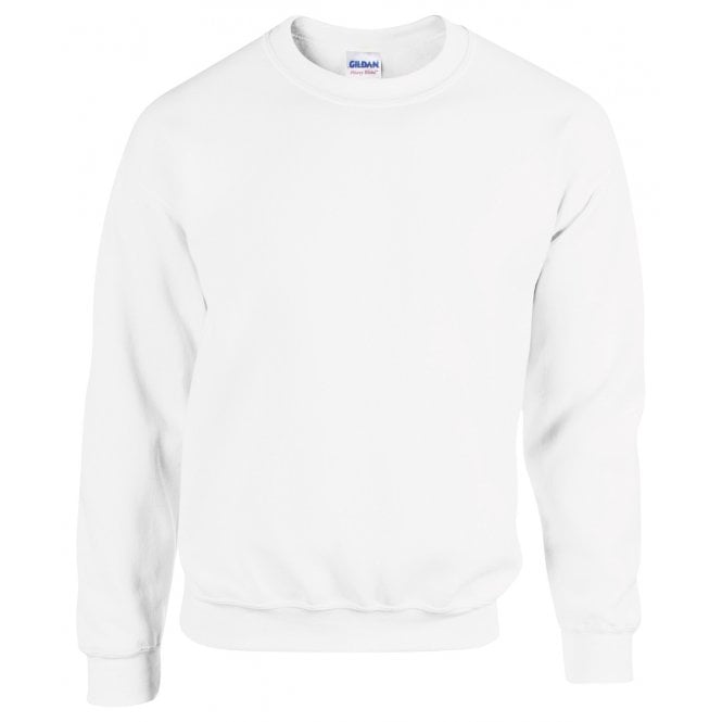 Gildan heavy blend sweatshirt, white, for custom printing