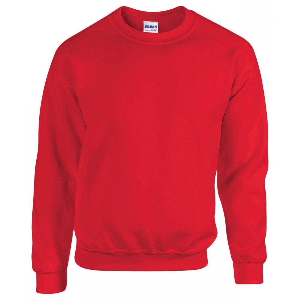 Gildan heavy blend sweatshirt, red, for custom printing