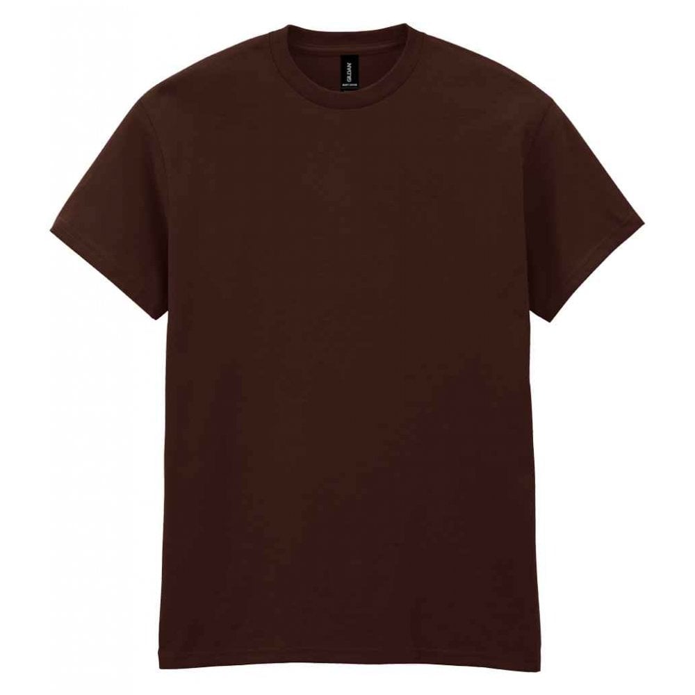 Gildan heavy cotton t-shirt russet custom print