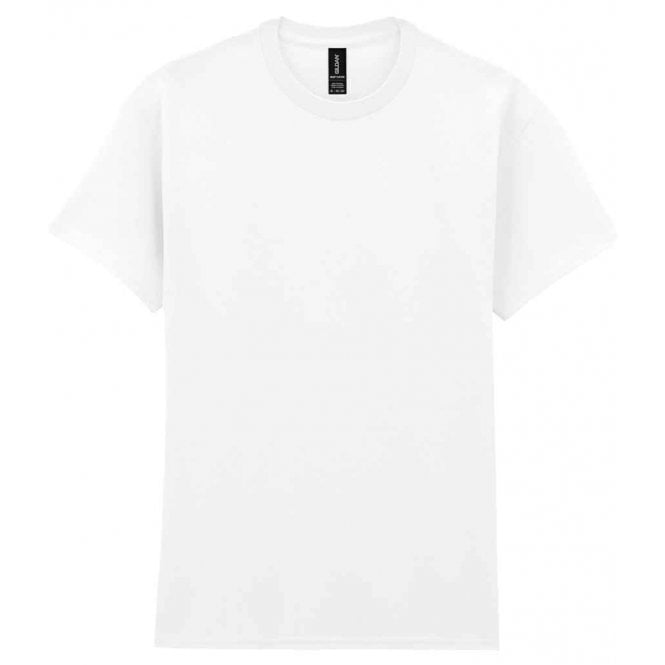 Gildan heavy cotton t-shirt white custom print