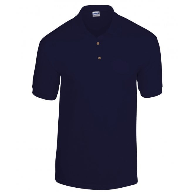 Gildan kids dry blend jersey polo shirt, navy, custom printed, personalised