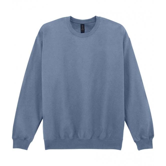 Gildan softstyle midweight sweatshirt, dtone blue, for custom printing