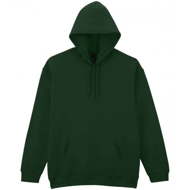 Gildan softstye midweight hoodie, forest green, for custom printing