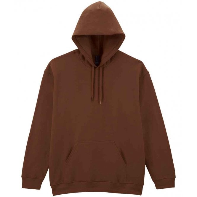 Gildan softstye midweight hoodie, cocoa, for custom printing