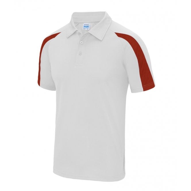 AWDis Just Cool Contrast Polo - Custom Printed