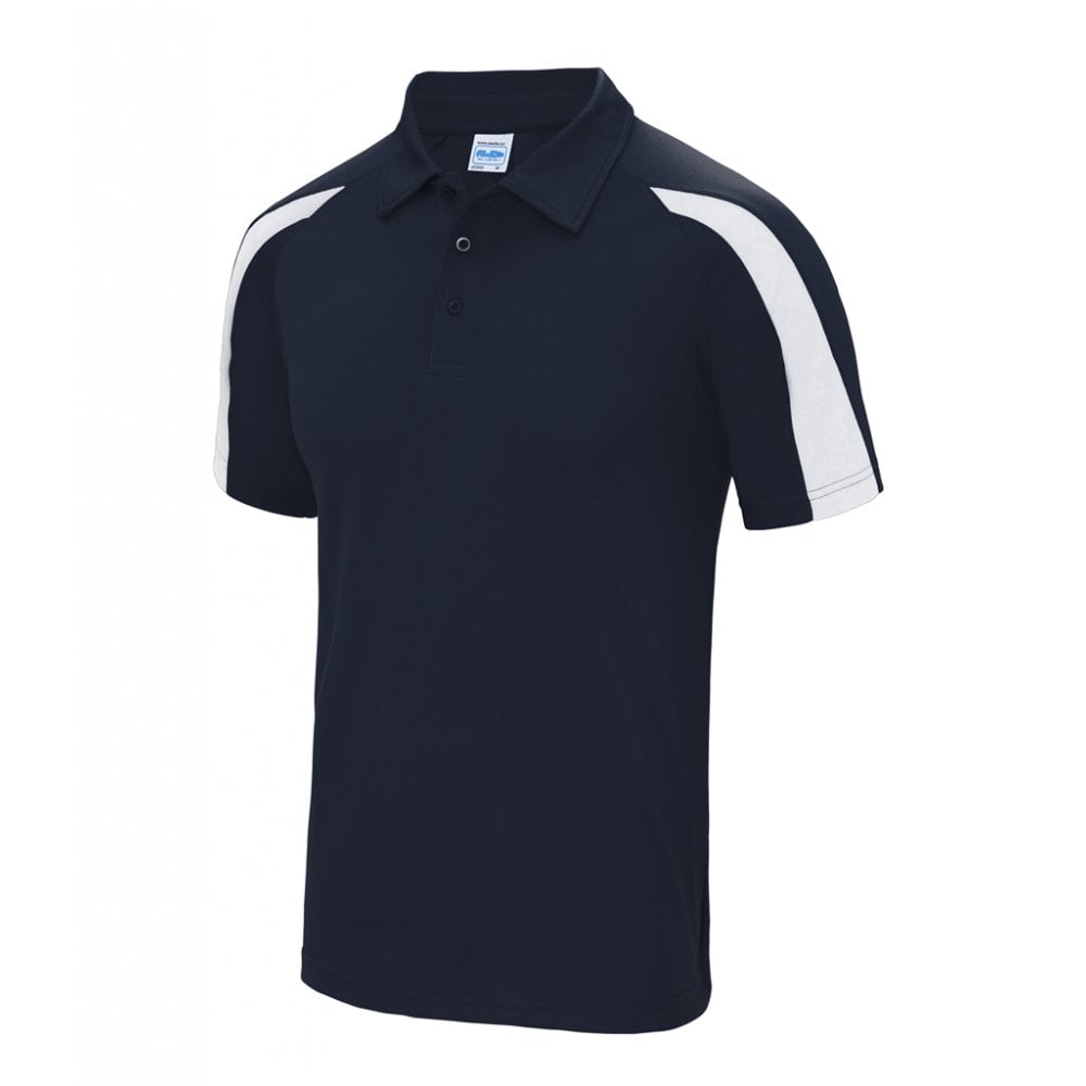 AWDis Just Cool Contrast Polo - Custom Printed