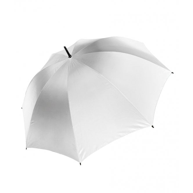 Kimood storm umbrella, white, custom printed