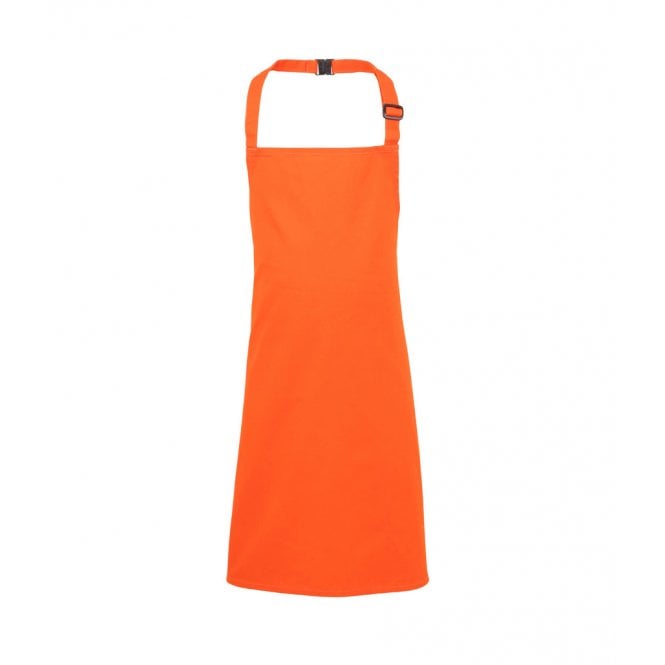 Premier kids bib apron, orange, custom printing, personalised