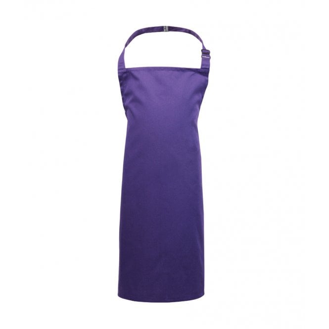 Premier kids bib apron, purple, custom printing, personalised