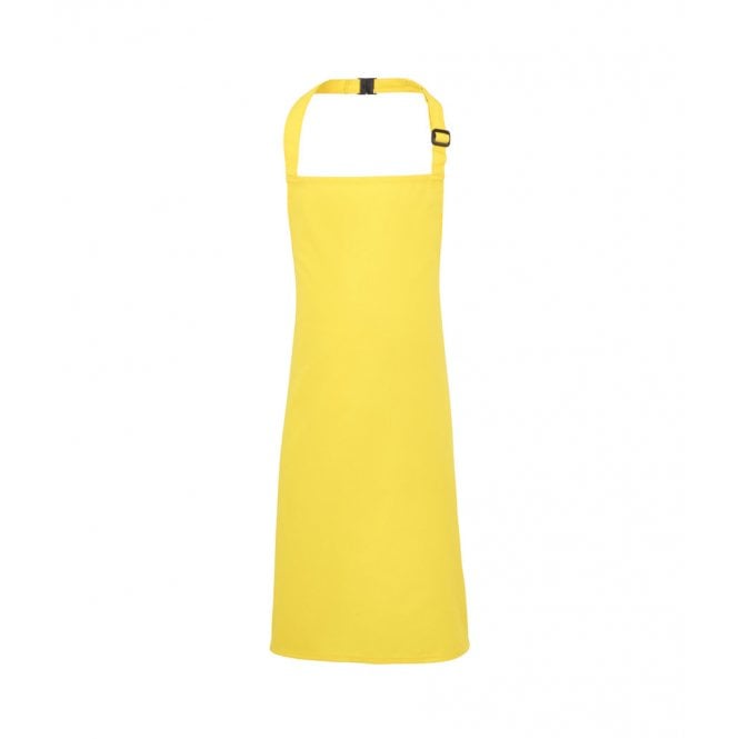 Premier kids bib apron, yellow, custom printing, personalised