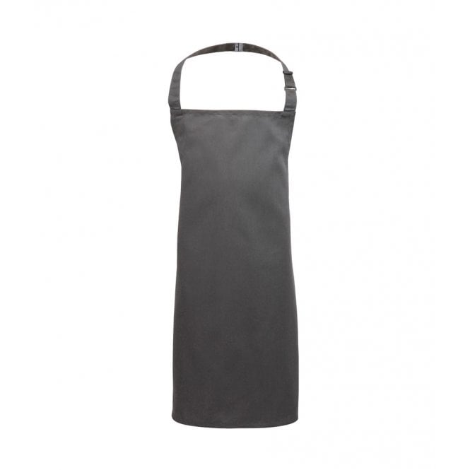 Premier kids bib apron, grey, custom printing, personalised