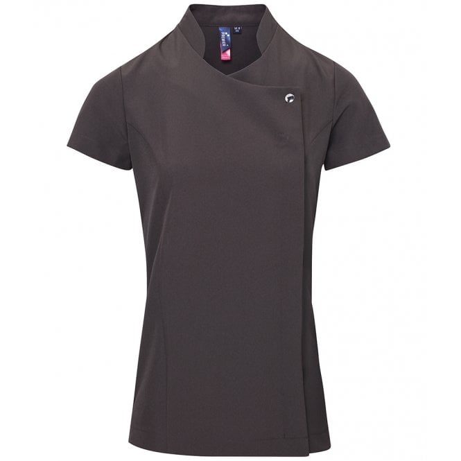 Premier ladies blossom tunic, dark grey, for custom printing, personalised workwear