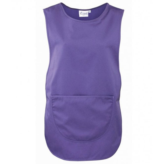 Premier pocket tabard, purple, custom printed workwear
