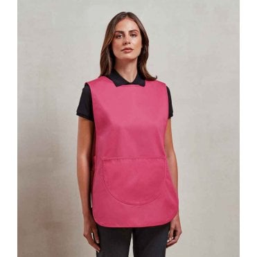 Premier pocket tabard, fuschia, custom printed workwear