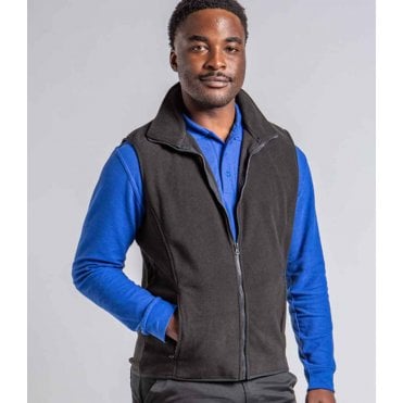 Pro RTX fleece gilet, grey, custom printed workwear