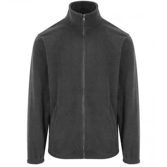 Pro RTX fleece jacket, grey, custom printed workwear
