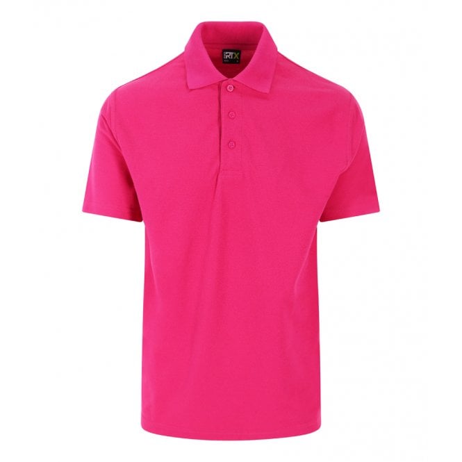 Pro RTX pique polo shirt, fuschia, custom printed workwear