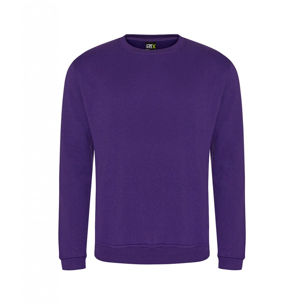 Pro RTX sweatshirt, purple, custom printed workwear