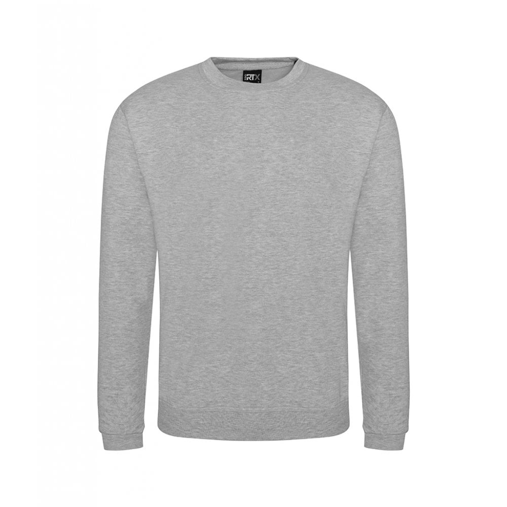Pro RTX sweatshirt, heather grey, custom printed workwear