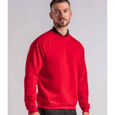 Pro RTX sweatshirt, red, custom printed workwear