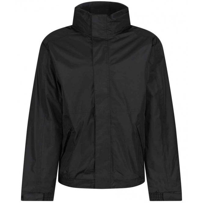 Regatta Dover wayterproof insulated jacket, Blacl/Ash, custom printed workwear