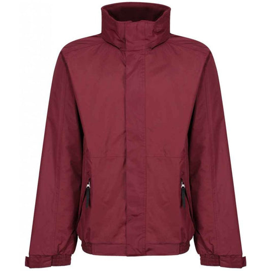 Regatta Dover wayterproof insulated jacket, Burgandy, custom printed workwear