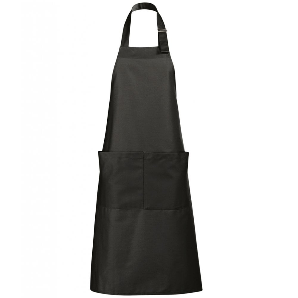 SOL'S gala long bib apron dark grey custom print