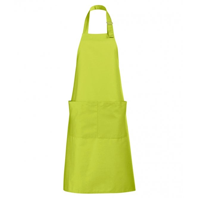 SOL'S gala long bib apron apple green custom print