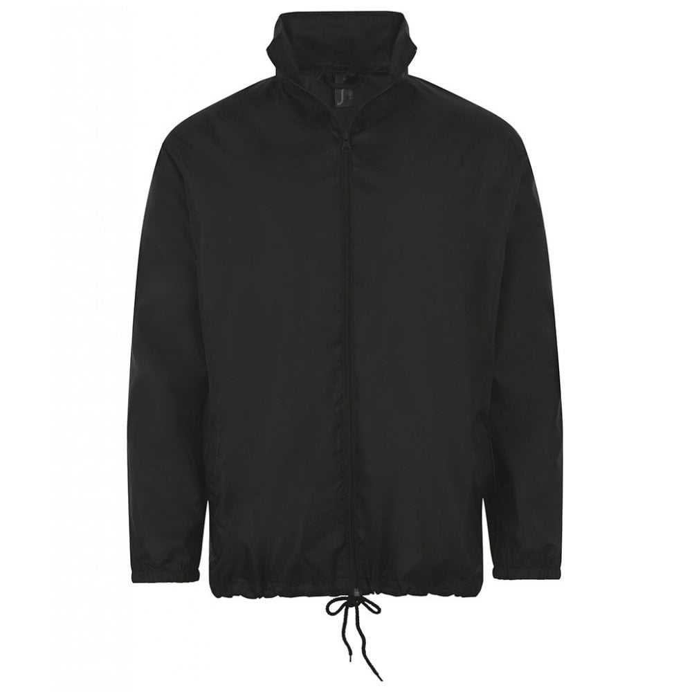 SOL'S Shift Windbreaker Jacket, Black, Custom Print