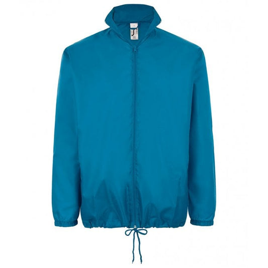 SOL'S Shift Windbreaker Jacket, Aqua, Custom Print