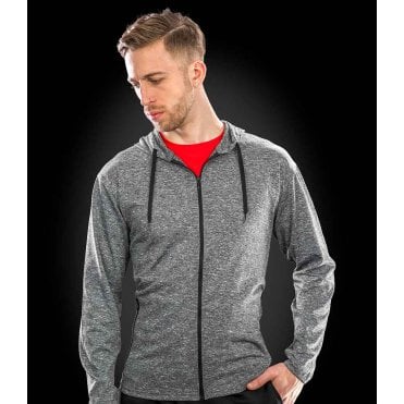 Spiro Hooded T-Shirt Jacket, Custom Print
